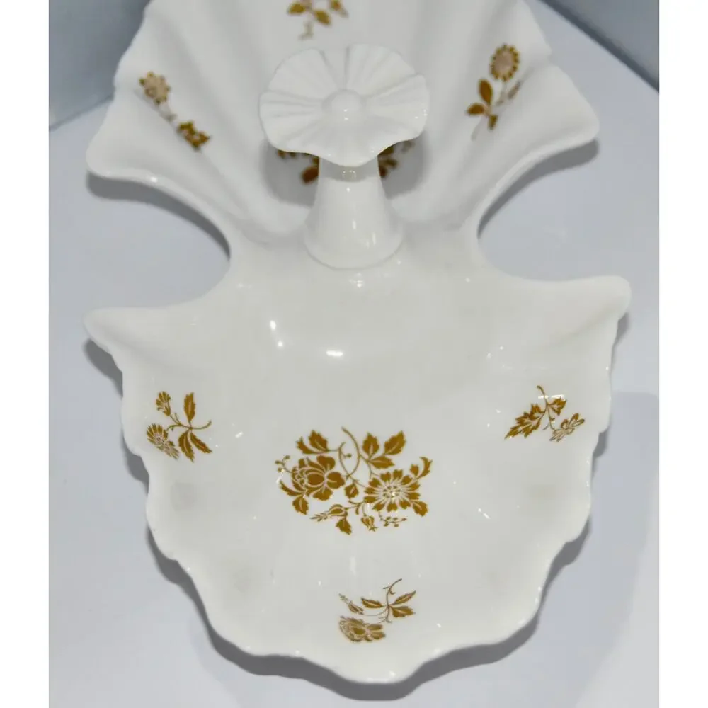 SPODE England Porcelain Bone China Double Shell Relish/Oyster/Trinket Dish